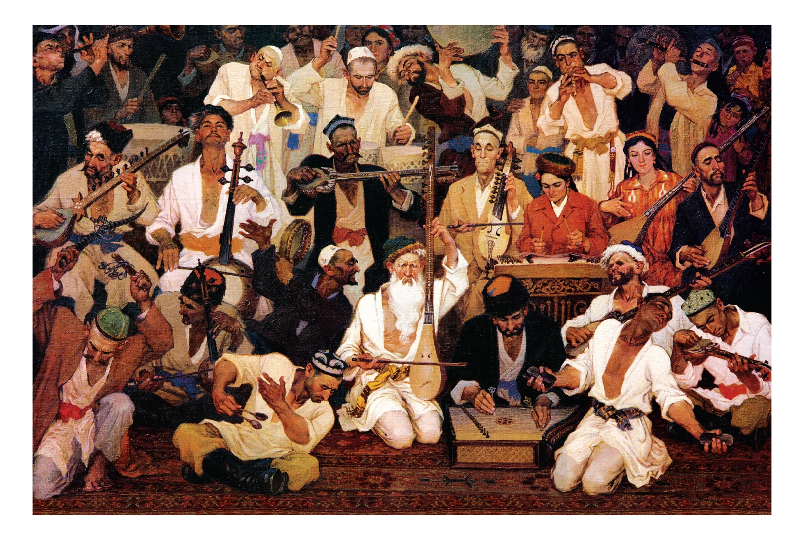 The ensemble painting that inspired this journey